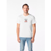 CityZen - AGEN Pánske tričko biele s potlačou Saláma M