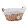Prútený kôš na bielizeň, béžový