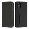 MG Magnet Card knižkové kožené puzdro na Xiaomi Redmi Note 11 Pro 4G/5G, čierne