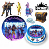 DIGITÁLNA TLAČ Jedlý obrázok na tortu FORTNITE HRA POSTAVY + DARČEK TEXT 2