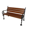 PROFIBA s.r.o. Parková lavička P3 1500 mm s doskami z fínskej borovice a liatinovou konštrukciou