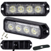 STROBOSKOPICKÁ LED VÝSTRAŽNÁ LAMPA ORANŽOVÁ 12V 24V POMOC ODŤAHOVKA