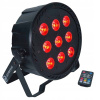 Reflektor Light4me LED PAR 9X10W MKII RGBW IR čierny