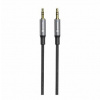SWISSTEN AUDIO KABEL TEXTILE JACK (samec) / JACK (samec) 1,5 M ČERNÝ (nahrazuje 73501101)