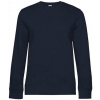 B&C Unisex mikina cez hlavu WW01Q Navy S