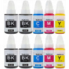 10x atrament pre Canon GI-490 Pixma G1400 G2400 G3400