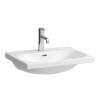 Laufen Lua - Umývadlo nábytkové 5x6 cm, s prepadom, otvor na batériu, biela H8100830001041