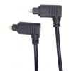 Optický kábel OEM Toslink 90° - Toslink 90°, OD:4mm, 2m