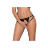 Otvorené dámske nohavičky s dvojitým ramienkom OBSESSIVE PICANTINA CROTCHLESS THONG