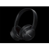 Panasonic RB-HF520BE-K, bezdrátové sluchátka, přes hlavu, Bluetooth, Mikrofon, XBS, 50 hodin výdrž, černá