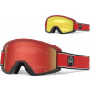 GIRO Zimné okuliare GIRO SEMI RED ELEMENT (Farebné zrkadlové sklo AMBER SCARLET 40% S2 + Farebné sklo YELLOW 84% S0) (NOVINKA)