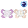 Chicco Physio Comfort silikon dievča bodky/líška 2 ks V000904