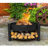 COOKKING Montana Ø 60 X 45 cm oceľové ohnisko, čierne CK106008 CookKing