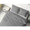 Dreamy Linens Obliečky bavlnené čierne káro