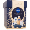 Nivea Golden Care Skincare Moments Darčeková sada telové mlieko Q10 Firming Bronze 400 ml a sprchový gél Shea Butter & Botanical Oil 250 ml a antiperspirant Bl 400 ml