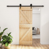 zahrada-XL Posuvné dvere so sadou kovania 70x210 cm borovicový masív 3203227