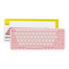 Baseus K01A Bezdrôtová trojrežimová klávesnica Baby Pink 32374