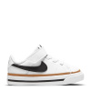 Nike Court Legacy Baby/Toddler Shoes Wht/Blk/Gum C7 (25)