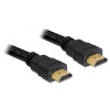 Delock HDMI prepojovací kábel Zástrčka HDMI-A 10 m čierna 82709 guľatý, 4K UHD, pozlátené kontakty, krútený HDMI kábel; 82709