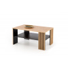 Halmar FEMINA konferenčný stolík 110/65/52cm, lamino doska,dub artisan/čierna
