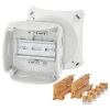 Hensel 62000232 rozbočovacie krabice (d x š x v) 104 x 104 x 70 mm sivá IP66 5 ks; 62000232