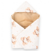 Zateplená zavinovačka do autosedačky New Baby Love Teddy Bear beige béžová