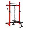 KLT34 ČERVENÝ SKLADACÍ MULTIFUNKČNÝ POSILŇOVACÍ STOJAN - POWER RACK HMS
