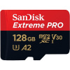SanDisk microSDXC 128GB Extreme PRO + Rescue PRO Deluxe + SD adaptér SDSQXCD-128G-GN6MA