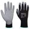 Portwest A120 PU Palm Pracovné rukavice čierna/šedá 9/L