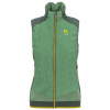 KARPOS Dámska vesta ALAGNA W VEST frosty s./jungle green - zelená Veľkosť: M