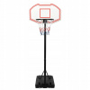 Basketbalový stojan, biely, 237-307 cm, polyetylén