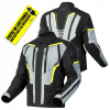 Motocyklová bunda Ozone Tour III čierno-šedo-fluo žltá veľ. XXL