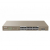 Prepínač Tenda TEG1126P-24-410W 24xGE PoE, 2x SFP (TEG1126P-24-410W)