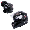 W-tec Výklopná moto prilba Pezzon (Velikost: S (55-56), Barva: černo-bronzová)