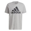 adidas Men's Big Logo Short-Sleeve Performance Gym Top Grey/Black M