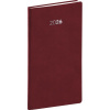 NOTIQUE Vreckový diár Balakon 2026, bordový, 9 x 15,5 cm