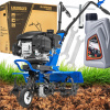 Rotátor Kanwod 60 cm 6619 W 9 HP (POLSKÝ BENZÍN SKUPINA ORIČ ZEMNÝ KULTIVÁTOR 9KM STABILNÉ KOLESO + OLEJ)