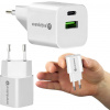EverActive GaN SC-390Q 30W 1xUSB-C 1xUSB-A PD PPS sieťová nabíjačka