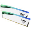PATRIOT VIPER ELITE 5 WHITE RGB 64GB DDR5 6200MHz / DIMM / CL42 / Kit 2x 32GB PVER564G62C42KW