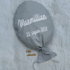 Vankúšik balón - šedá bez personalizácie