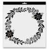 Aladine Plastová šablóna kvetinový veniec 28 x 28 cm