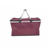M.a.t. group Košík nákupní skládací TERMO 46x27x23cm Al+polyester ČRV