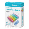 SimplyMED Týždenný dávkovač liekov otvárací, model 21010, 1x1 ks, 769503433455