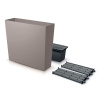 kvetináč truhlík 77cm URBI CASE DUC800T-7529U mocca plastový PROSPERPLAST