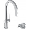 Hansgrohe Aqittura M91, filterSystem 210, vyťahovací výtok, 1jet, sBox, chrómová, HAN-76826000