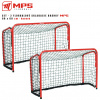 SET - 2 ks florbalové skladacie bránky MPS - 90 x 60 cm - kovové