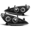 Predné svetlá Peugeot 307 Black Angel Eyes