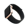 Fixed Nylon Strap 35 mm nylonový remienok pre Apple Watch 1/2/3/4/5/6/7/8/9/10/SE/SE 2/Ultra/Ultra 2 (42/44/45/46/49 mm) – reflexná čierna KF2341642