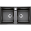 Blanco Zia 9, silgranitový drez 860x500x190 mm, 2-komorový, antracitová, BLA-516686