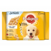 Pedigree kapsičky JUNIOR - kura a ryža / hovädzina a ryža v želé 4x100g